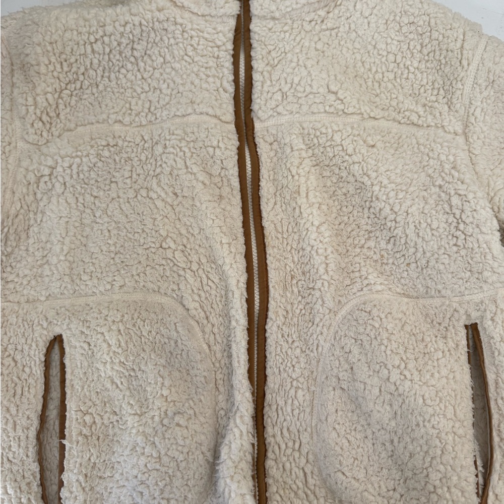Universal Thread Cream Teddy Jacket - image 3